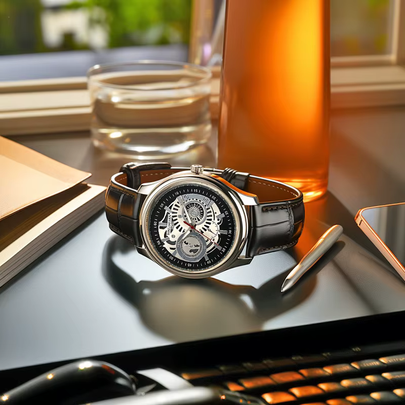 Montre pour homme, montre à quartz classique simple et élégante