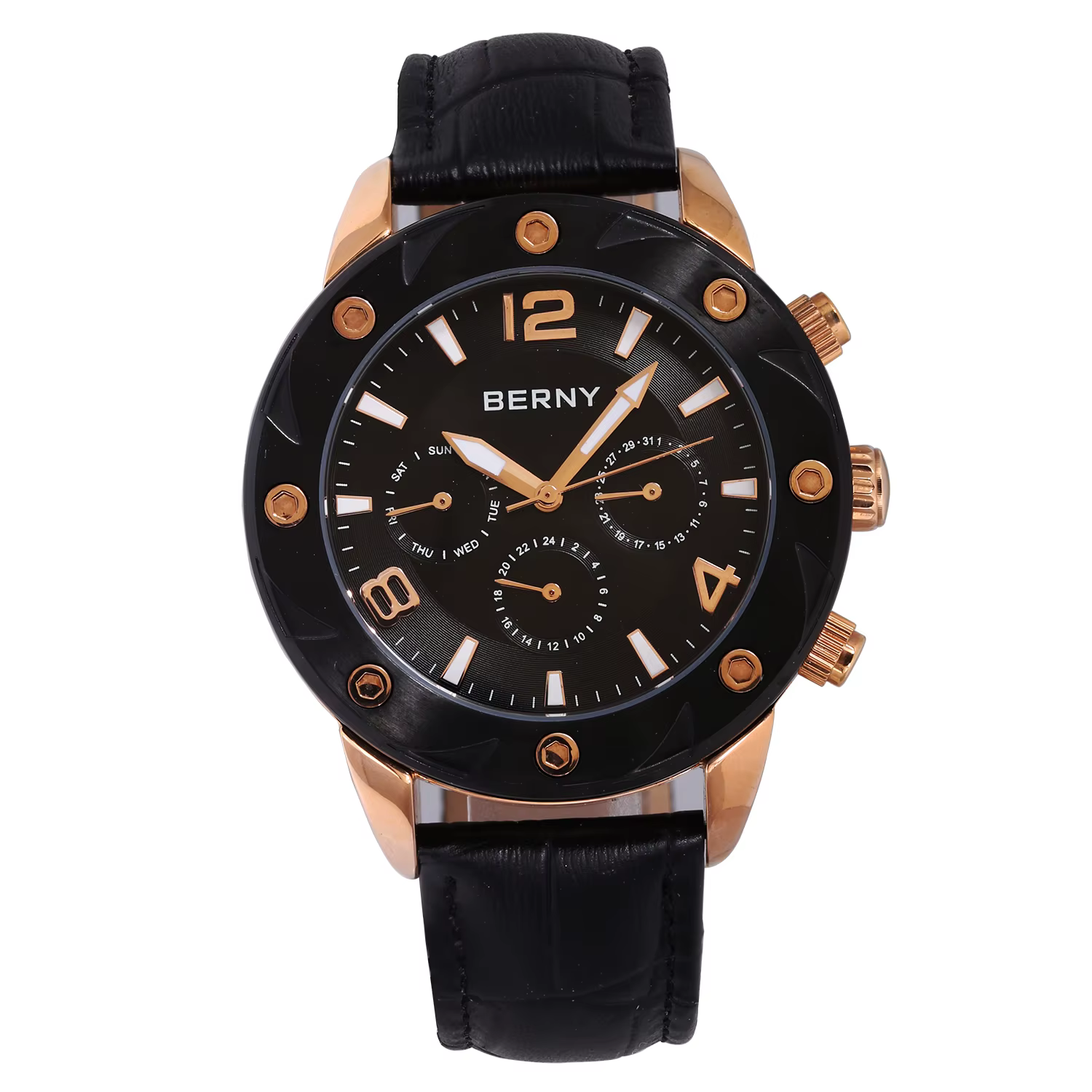 BERNY Montre pour homme avec cadran multifonction