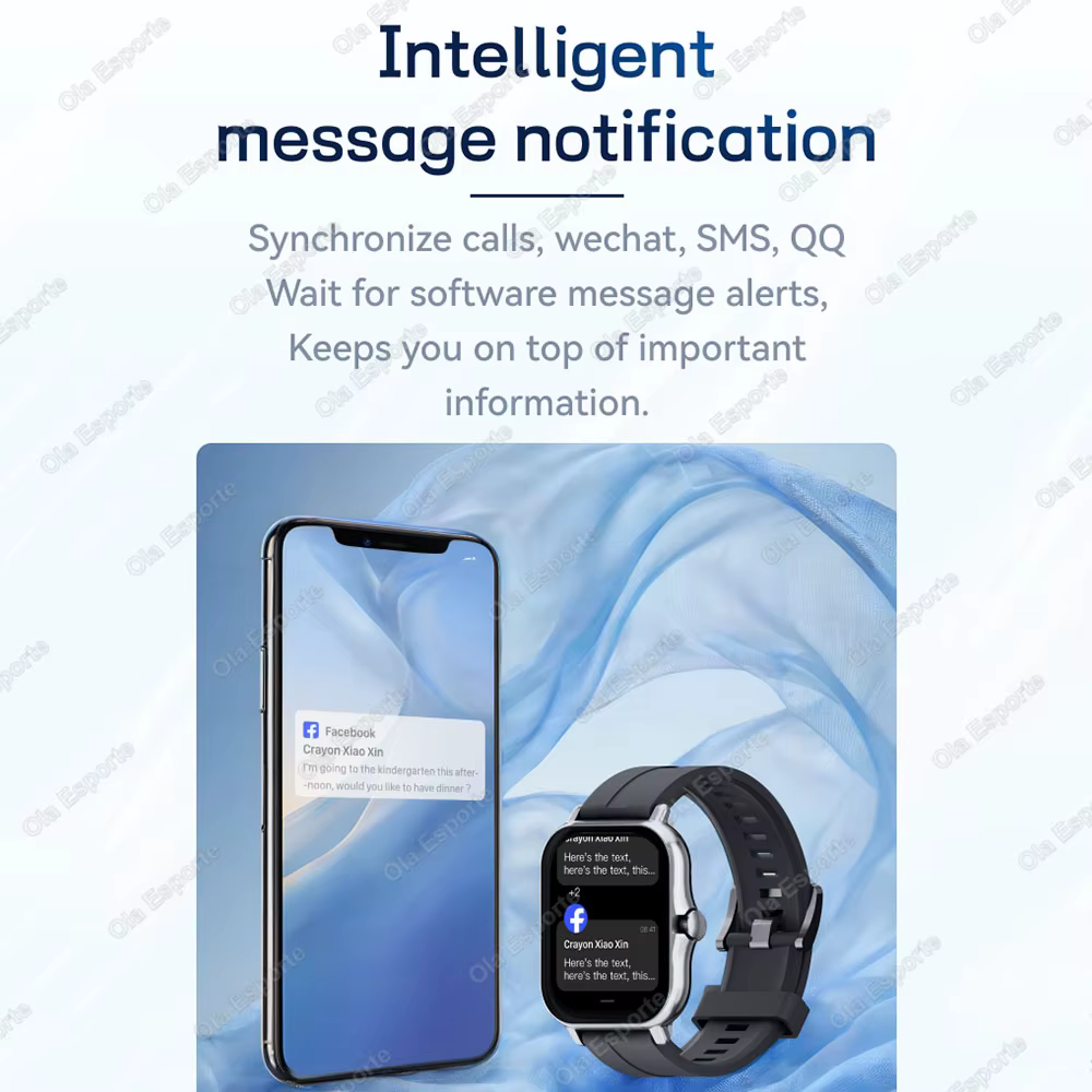 Sports de plein air montre intelligente appel sans fil informations rappel papier peint changement hommes et femmes étanche Smartwatch 2025