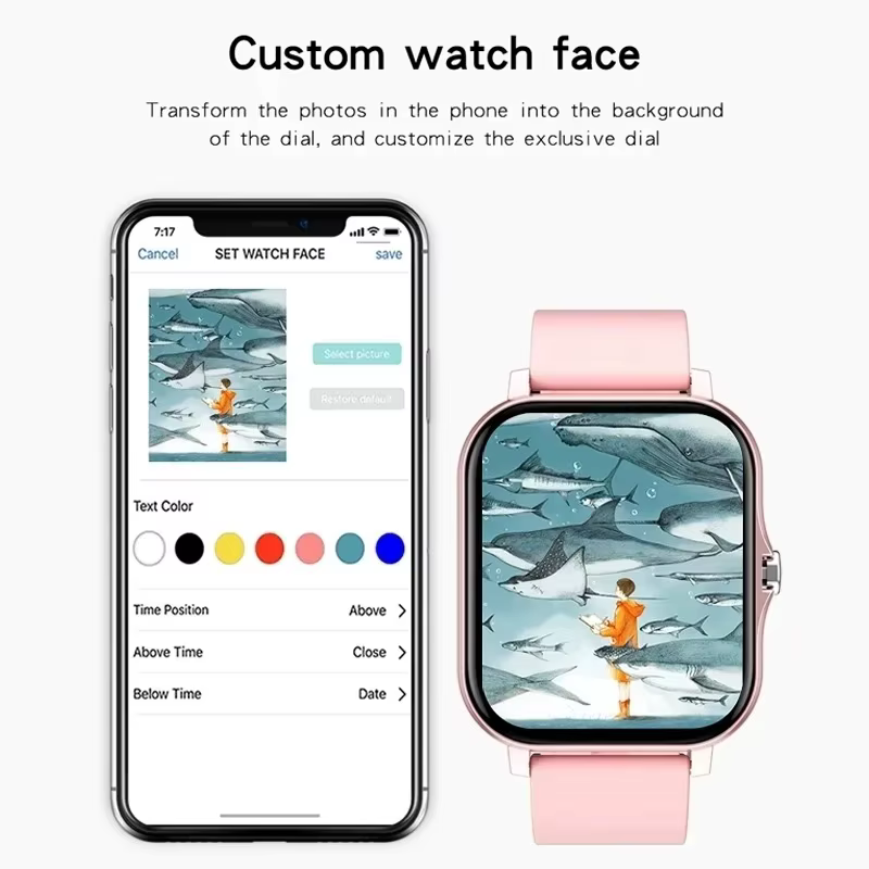 Montre connectée sport 2026 avec écran couleur