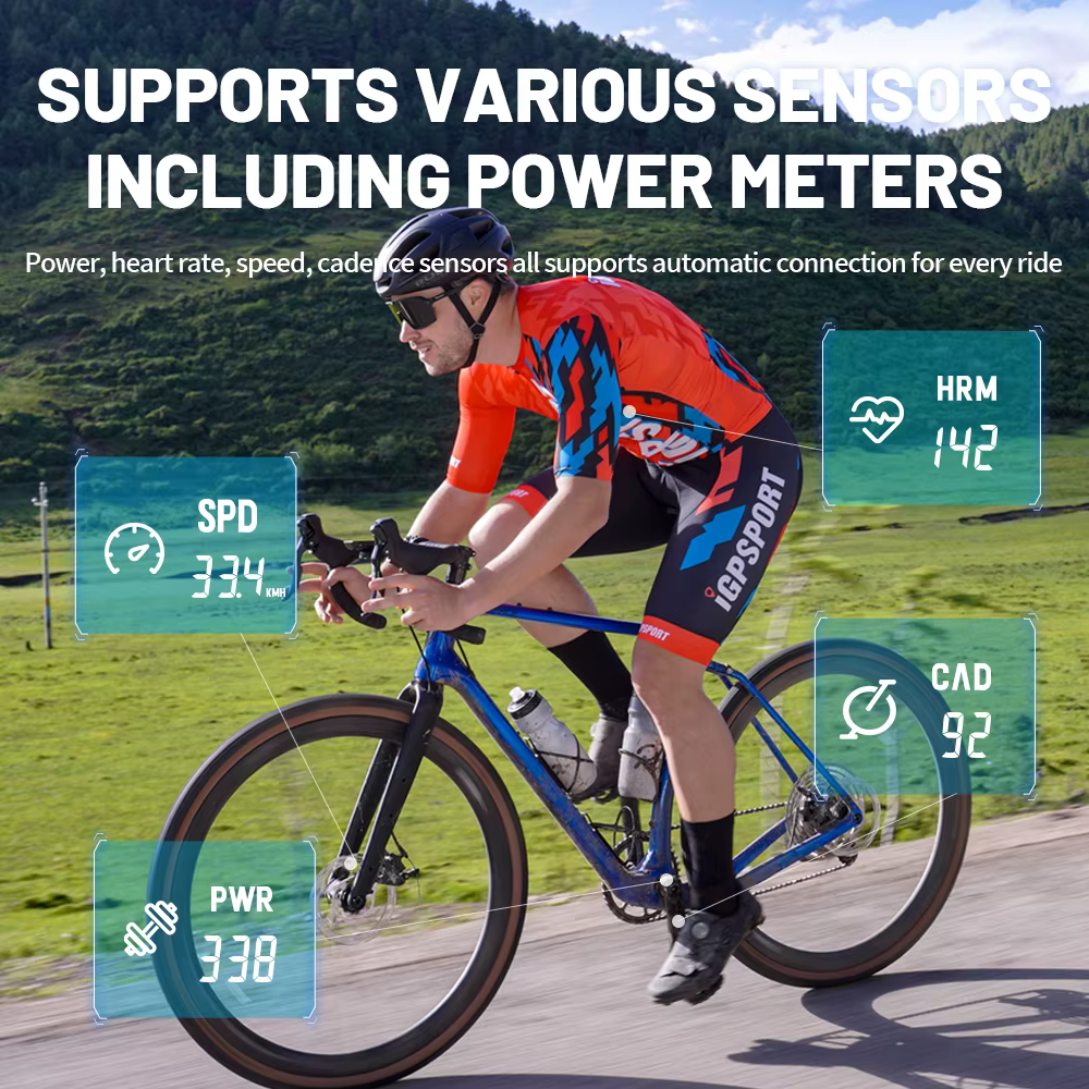 IGPSPORT – compteur de vélo GPS sans fil IGS50E