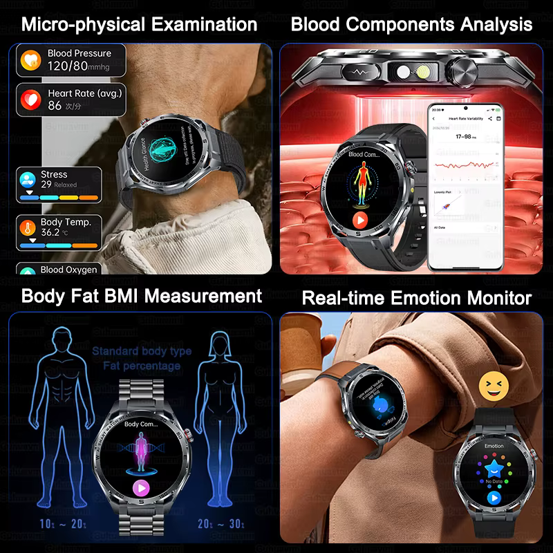 Nouvelle montre connectée ECG pour soins de santé