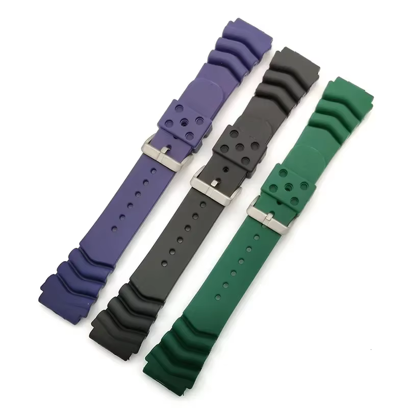 Bracelet de montre en résine pour Seiko 20 22mm