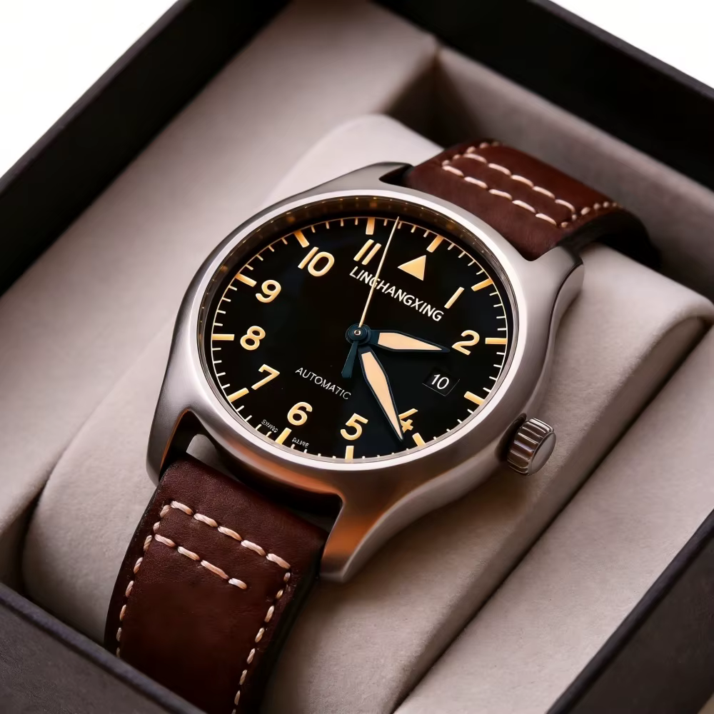 Nouvelle Montre Homme LINGHANGXING 2026 – Mouvement Tendance