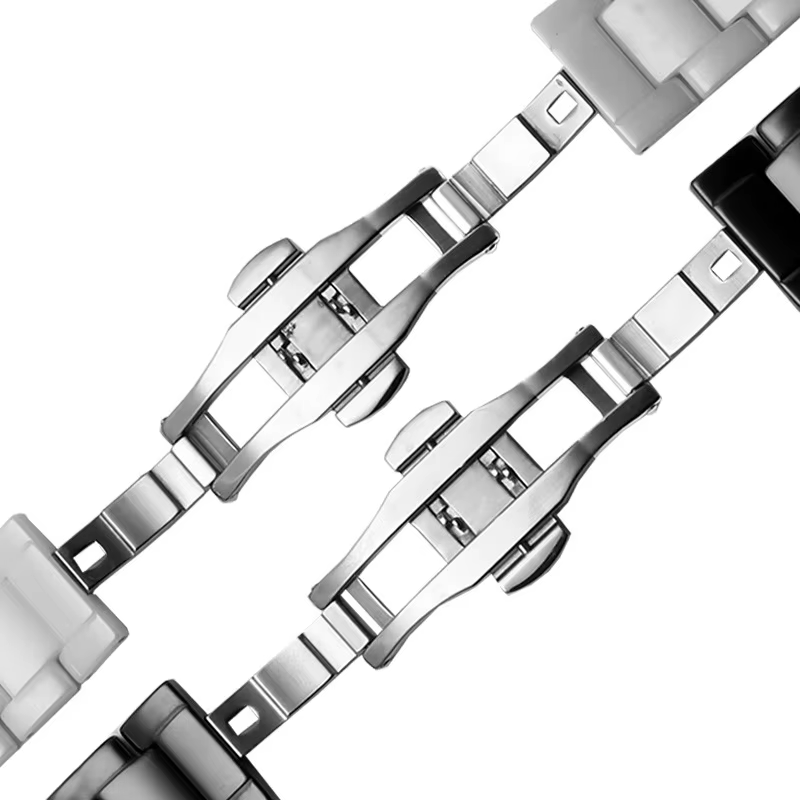 Bracelet de montre universel en céramique pour hommes et femmes