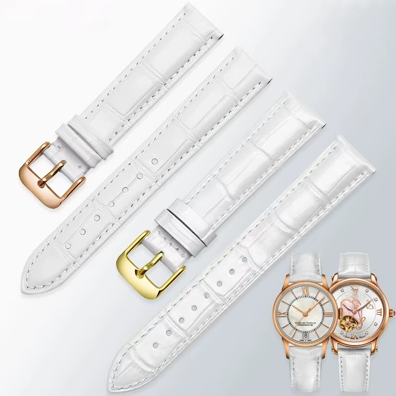 Bracelet blanc pour Tissot Cartier DW 12 14mm 15mm 16mm 17mm 18mm 20mm