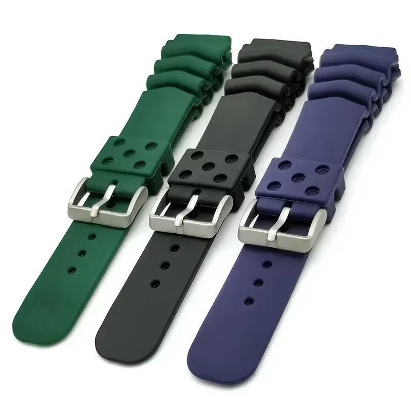 Bracelet de montre en résine pour Seiko 20 22mm