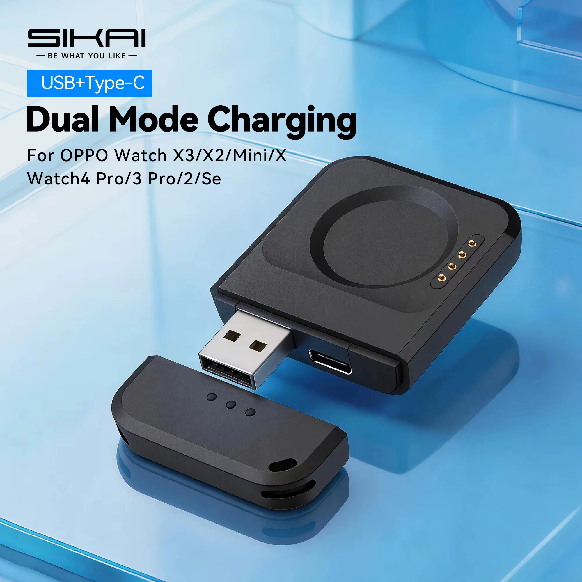 Station de chargement pour montre connectée OPPO Watch X3/X2 Watch4pro/4/3pro/3/SE