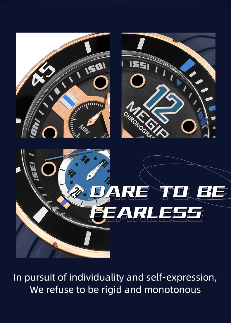 Montres chronographes MEGIR 2206