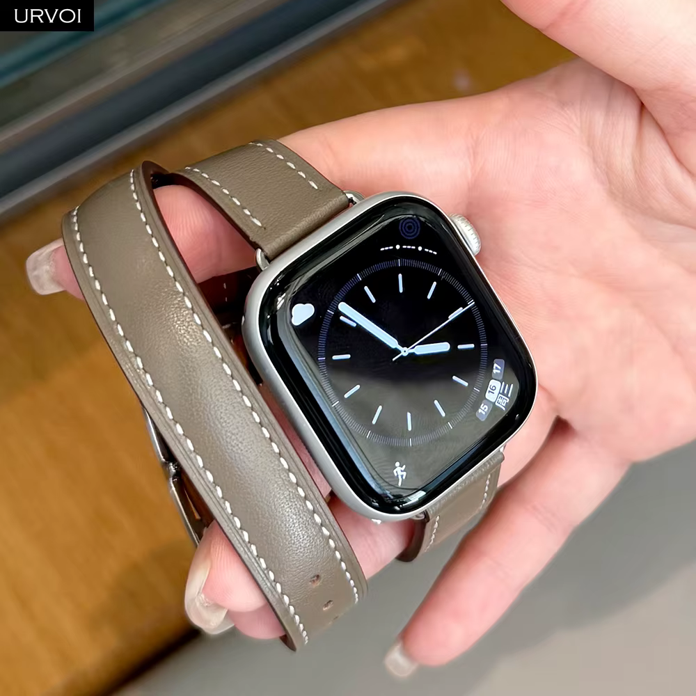 URVOI Hapi Attelage Double Tour pour bracelet de montre Apple série 11 10 9 8 7 SE3