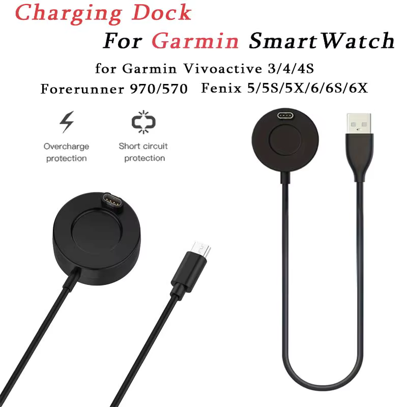 Chargeur pour Garmin Vivoactive 5/6