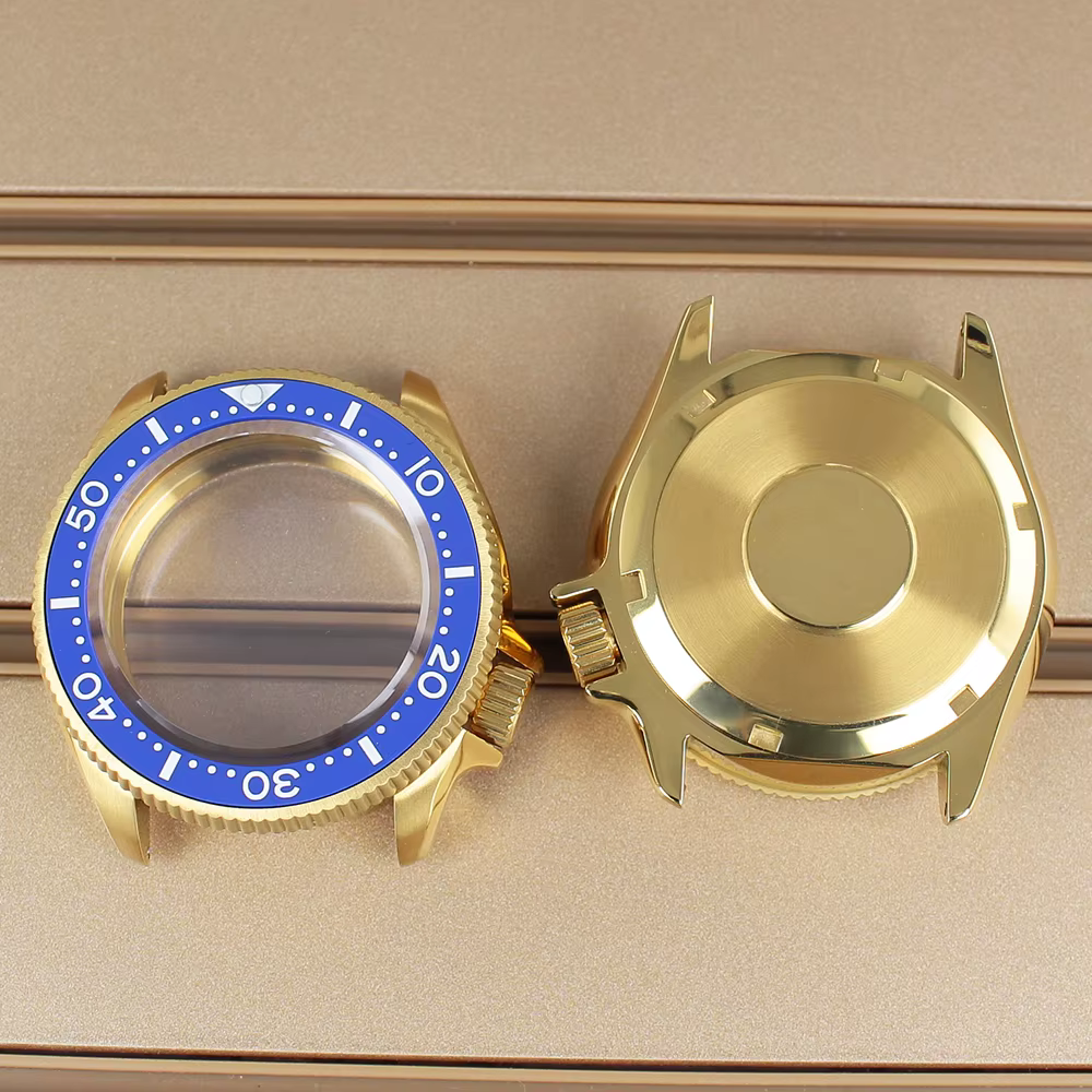 Boîtier de montre de luxe en or 38 mm