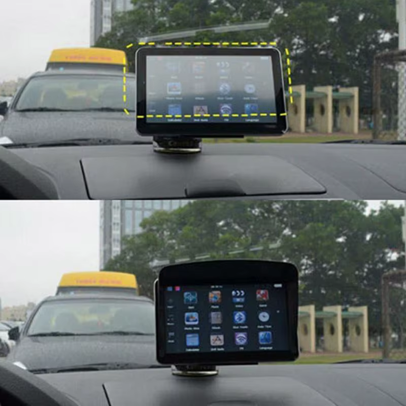 Visière de Navigation GPS pour voiture, pare-soleil, réduction de l'éblouissement, pare-soleil pour 5 pouces, accessoires de Navigation GPS