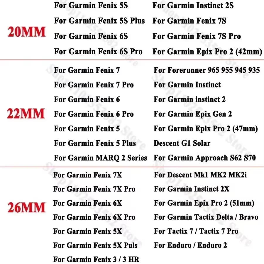 Chargeur de montre 1M pour Garmin Fenix 7X 7 7S 6 6S 6X Pro 5 5S 5X Plus Epix Gen 2 955 945 935 255