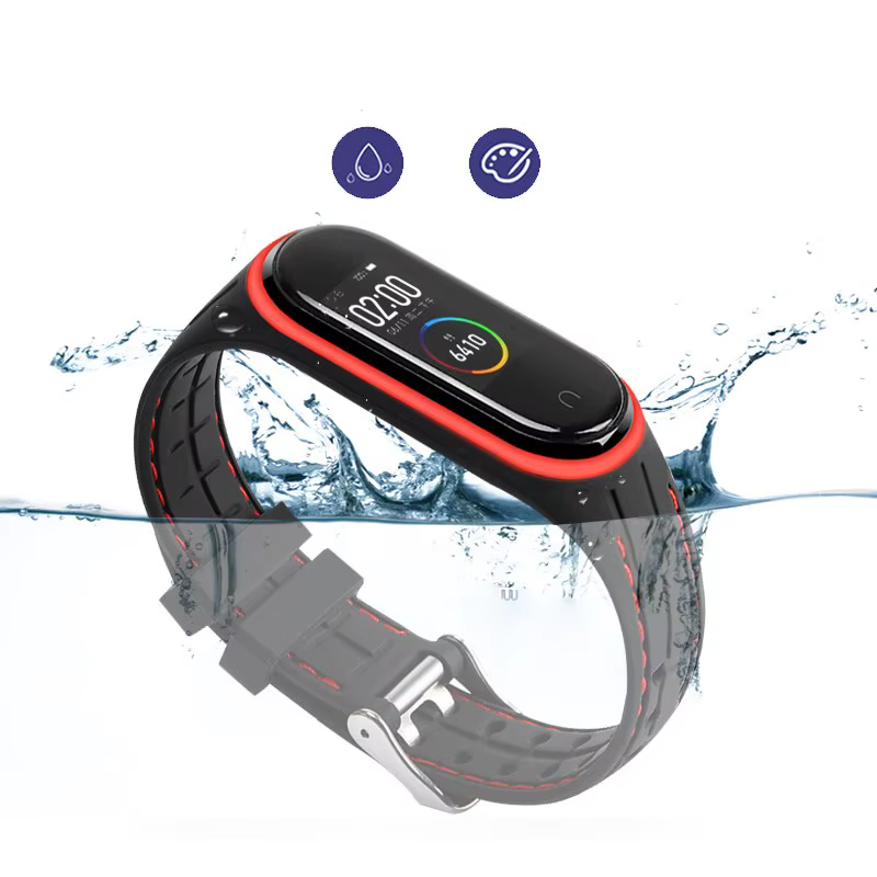 Bracelet de montre de sport en silicone pour Xiaomi Mi Band