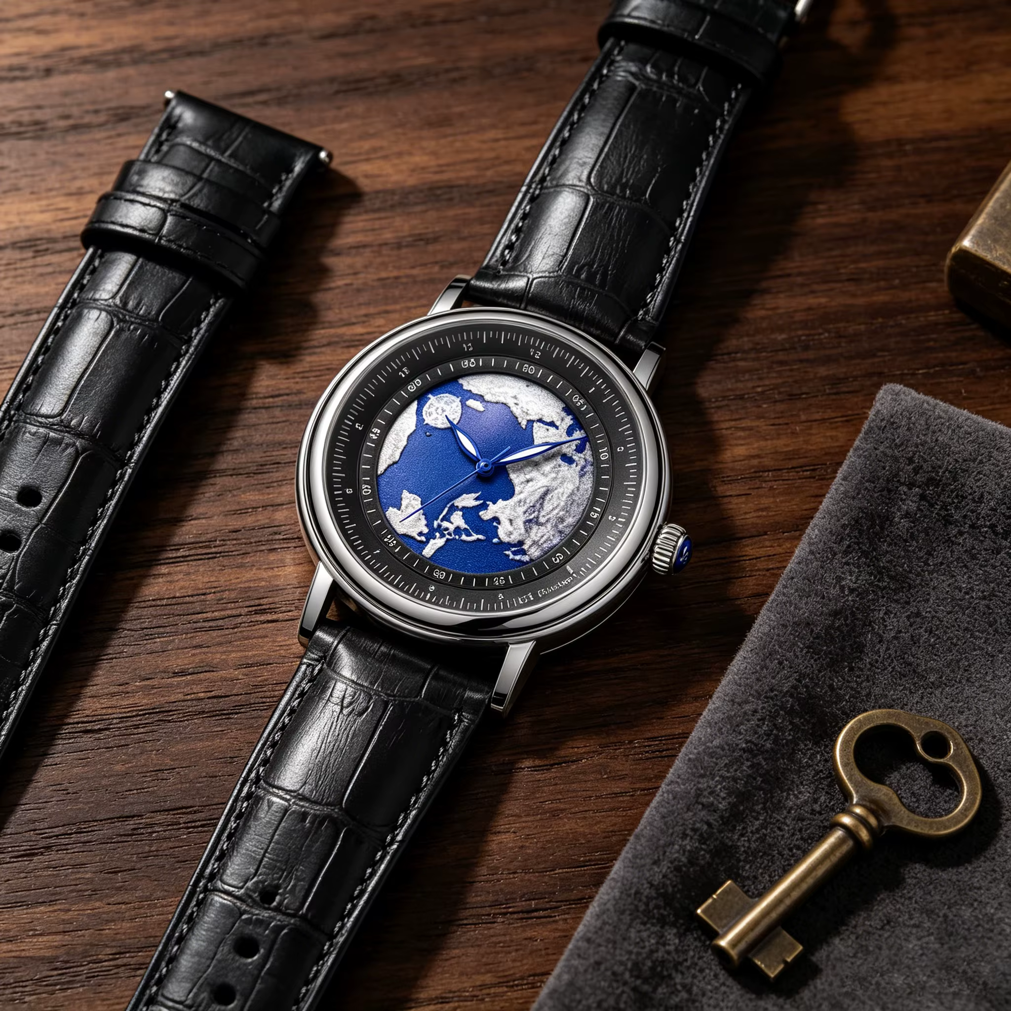 Montre-bracelet créative LIGE pour homme