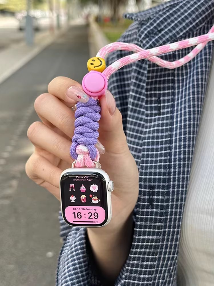 Bracelet de lanière en Nylon pour Apple Watch Ultra 10 9 8 7 6 5 Se 4