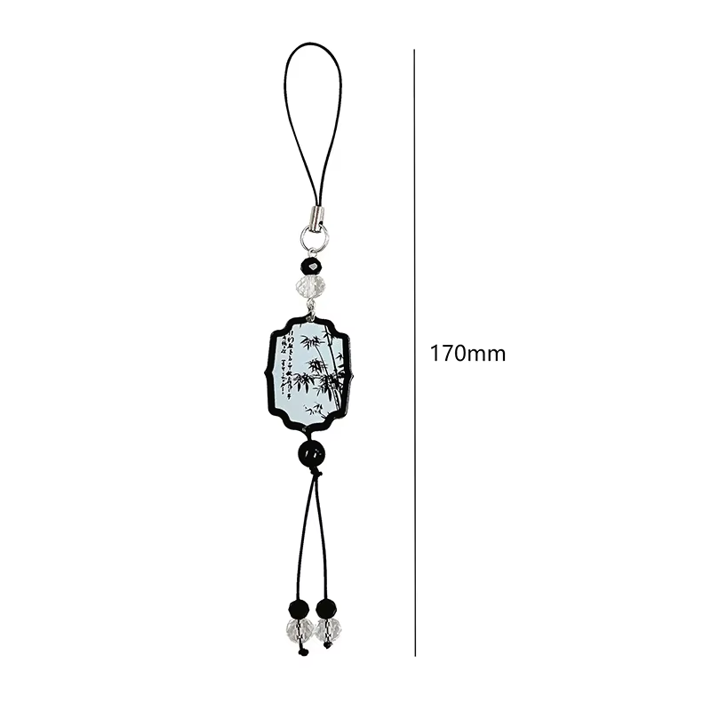 Sac à dos suspendu de Style chinois, breloque à pampilles, lanière de téléphone Anti-perte, accessoire décoratif à la mode et fonctionnel