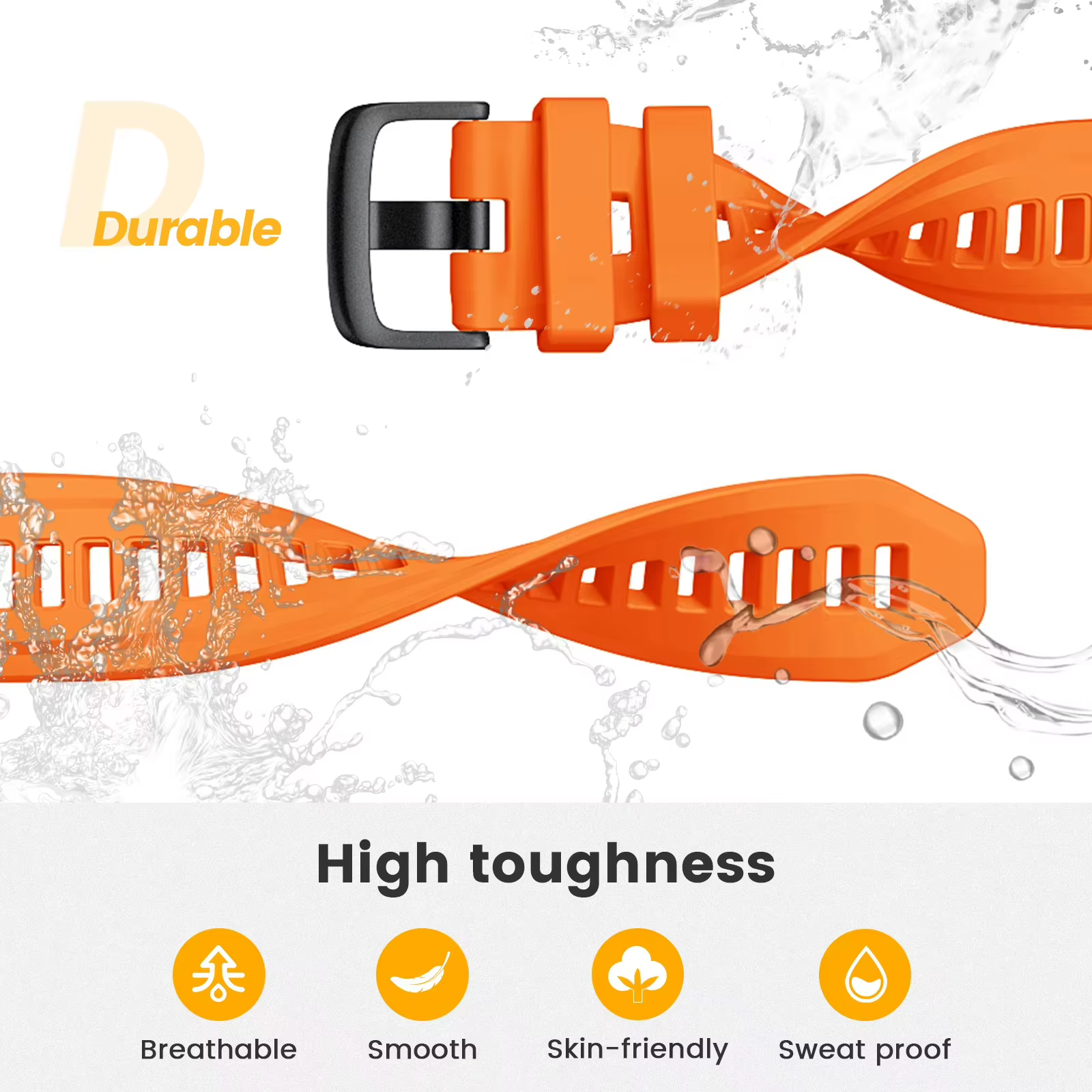 Garmin-Correa de silicone suave