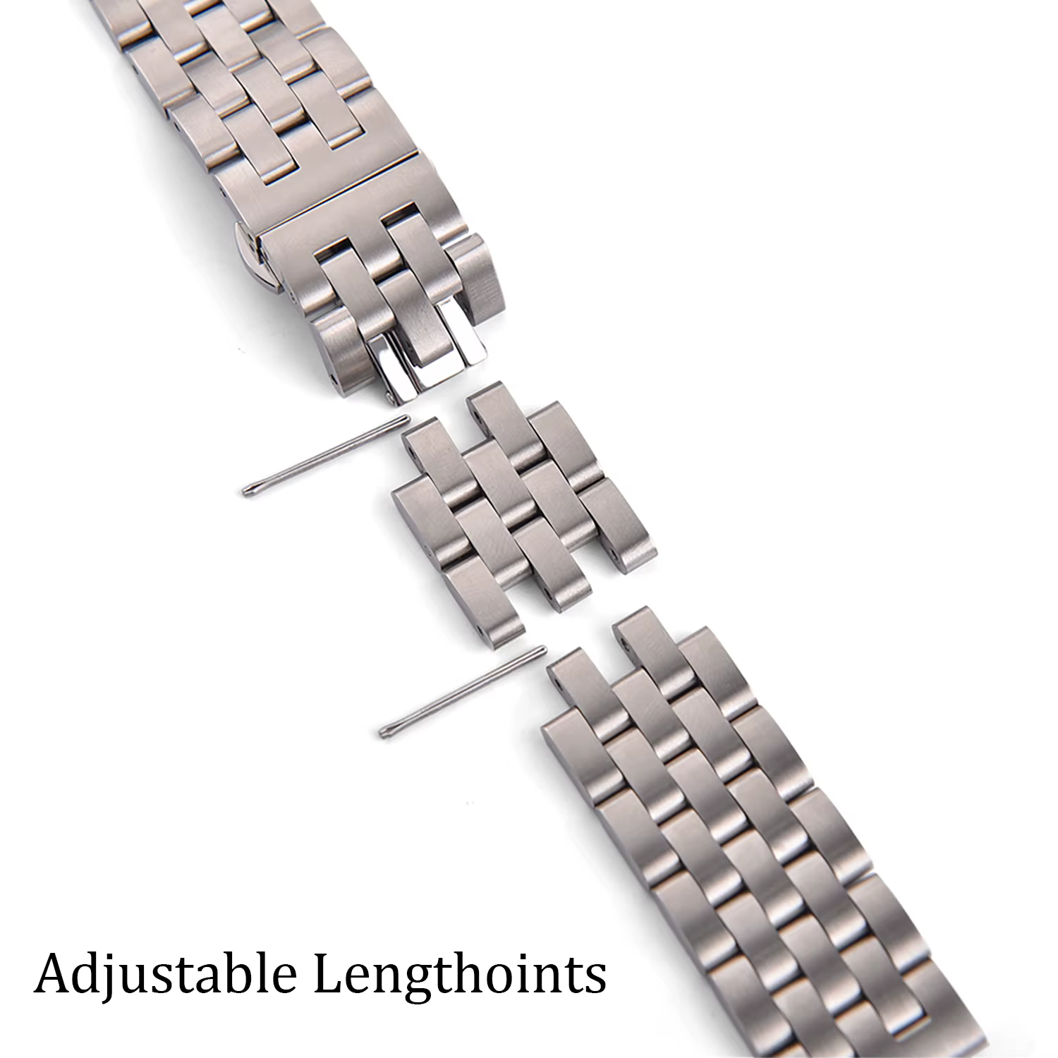 Bracelet de montre en acier pour Jubilee Flat Watch