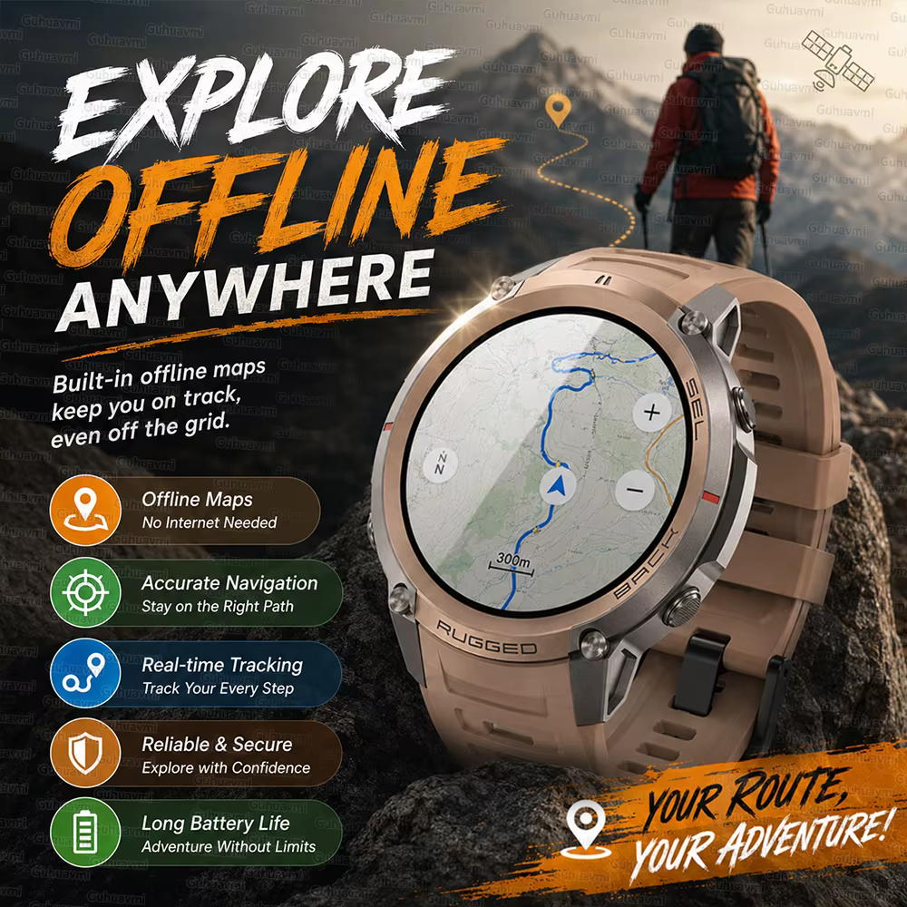 Montre connectée GPS intégrée