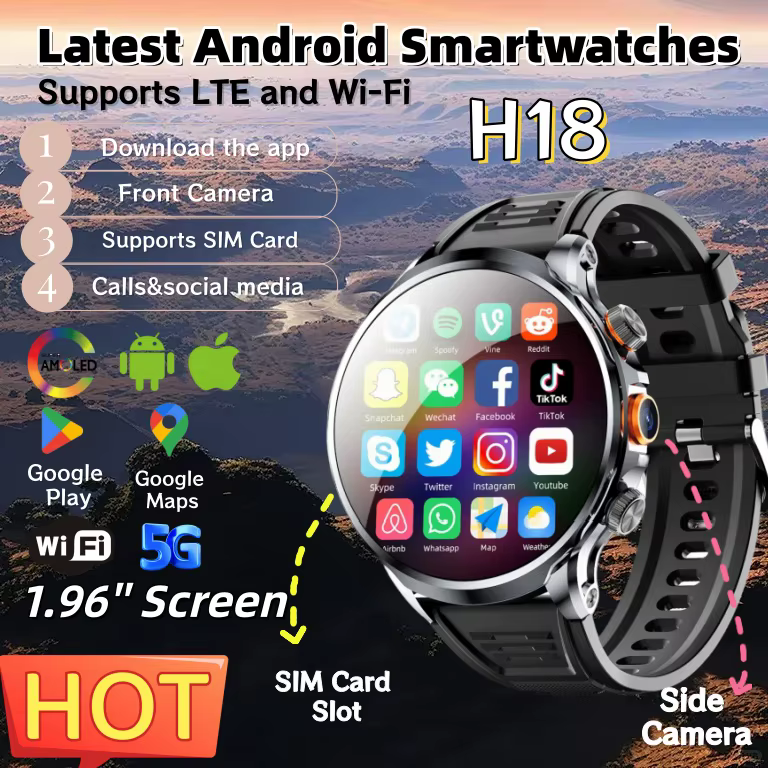 NOUVELLE Montre connectée Android 4G H18