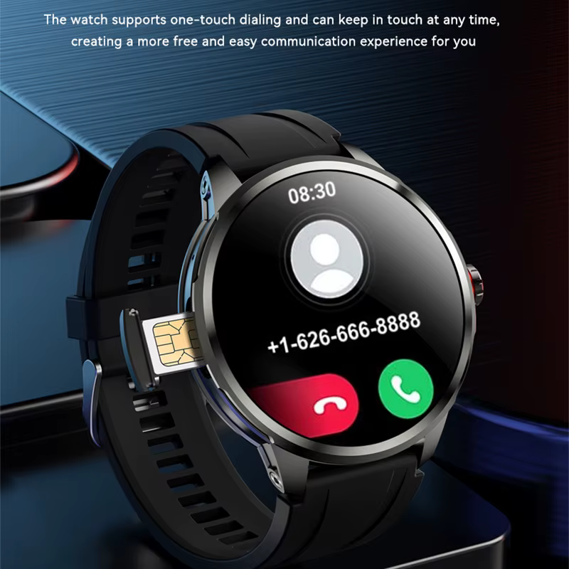 5G carte SIM Smartwatch Android 9.0 Google Play 1.95 pouces Amoled 720*720 GPS WIFI 2100mAH grande mémoire montre