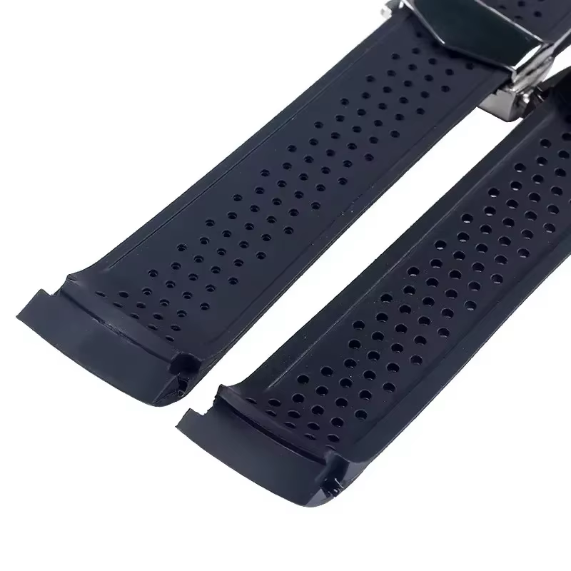 Bracelet de montre en silicone souple pour homme