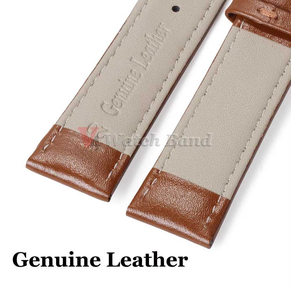 Bracelet de montre en cuir souple de 12 à 24 mm pour DW, Omega, Rolex, hommes et femmes