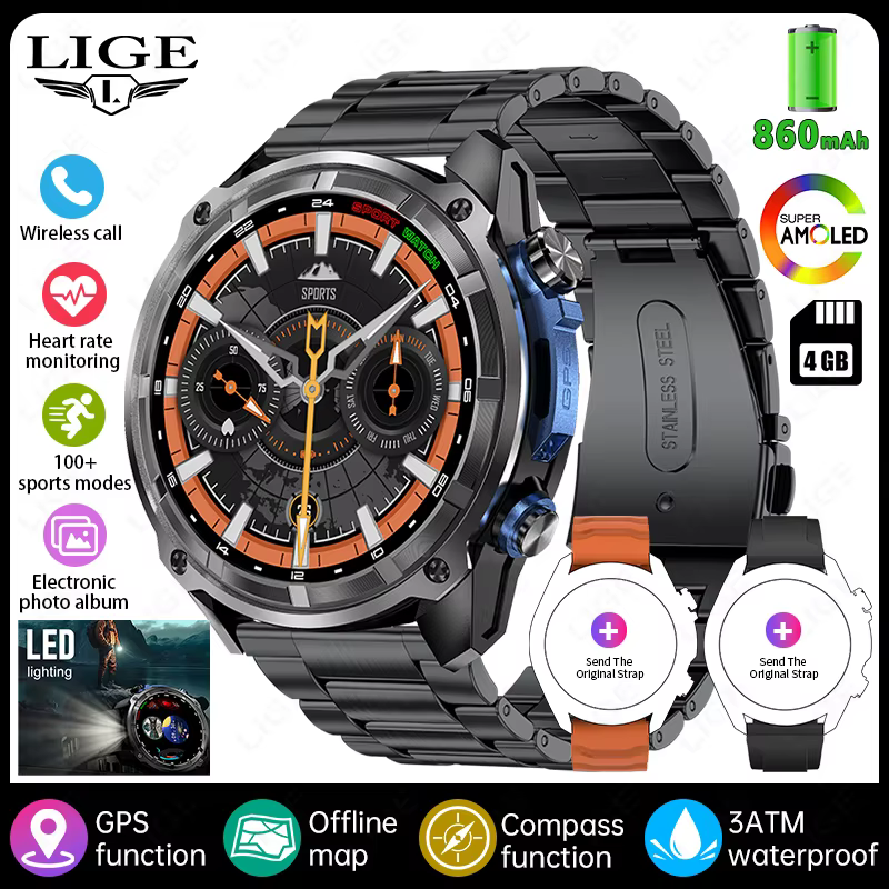 Montres intelligentes LIGE 2026 avec GPS