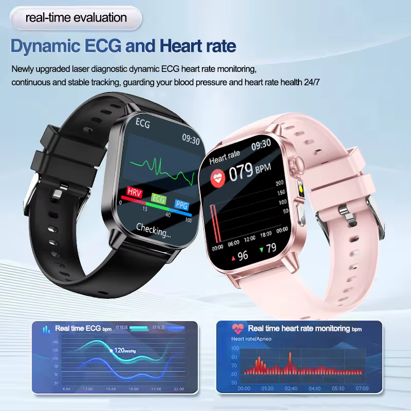 Nouvelle montre connectée pour hommes avec diagnostic ECG précis
