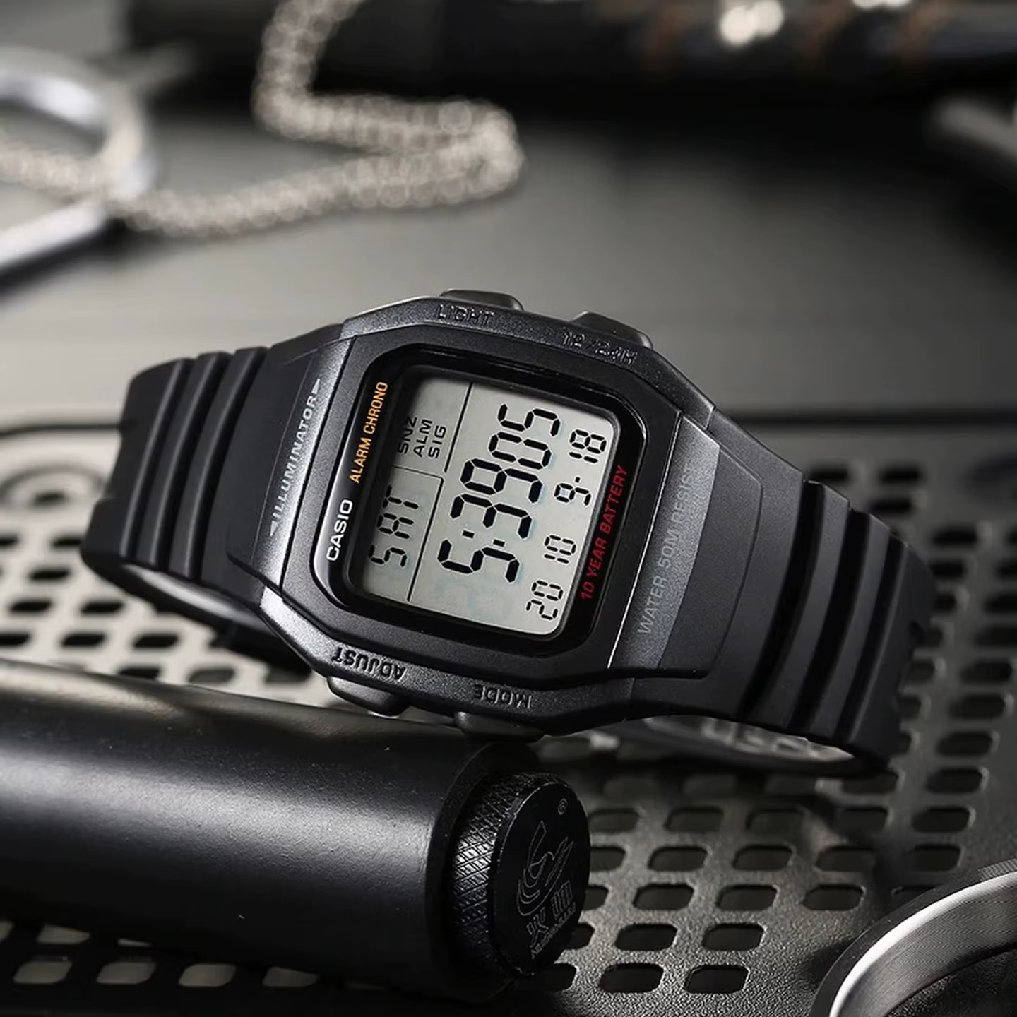 Montre de sport CASIO W96H – Batterie 10 ans