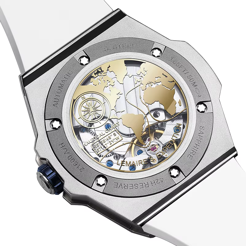 Montre mécanique multifonctionnelle pour hommes
