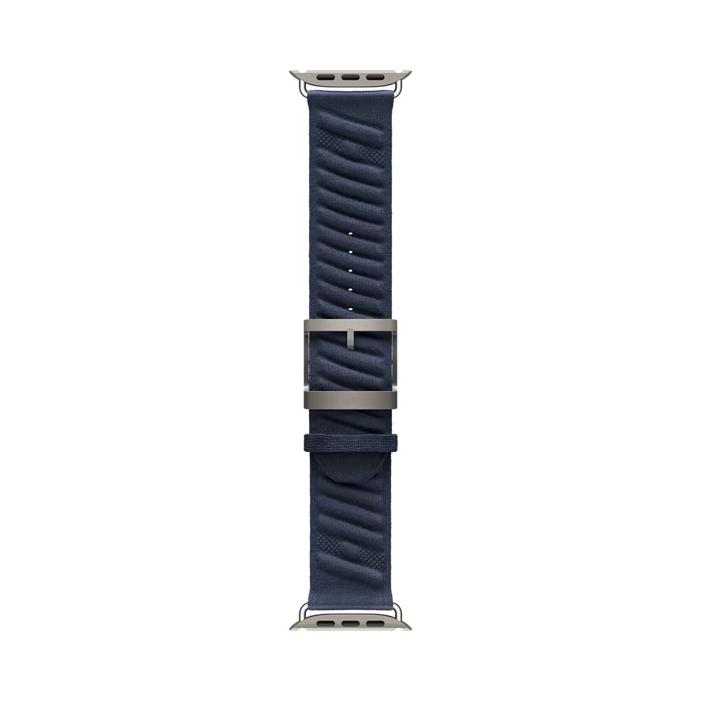 Nouveau bracelet En Mer Bleu Nuit Single Tour pour Apple Watch Ultra 1-3 Series 10 9 8 7 6 5 4