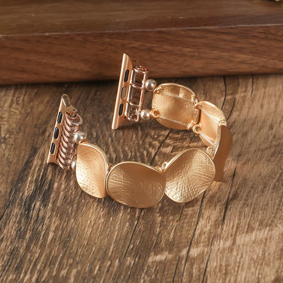 Convient pour Apple Watch bracelet élastique en métal
