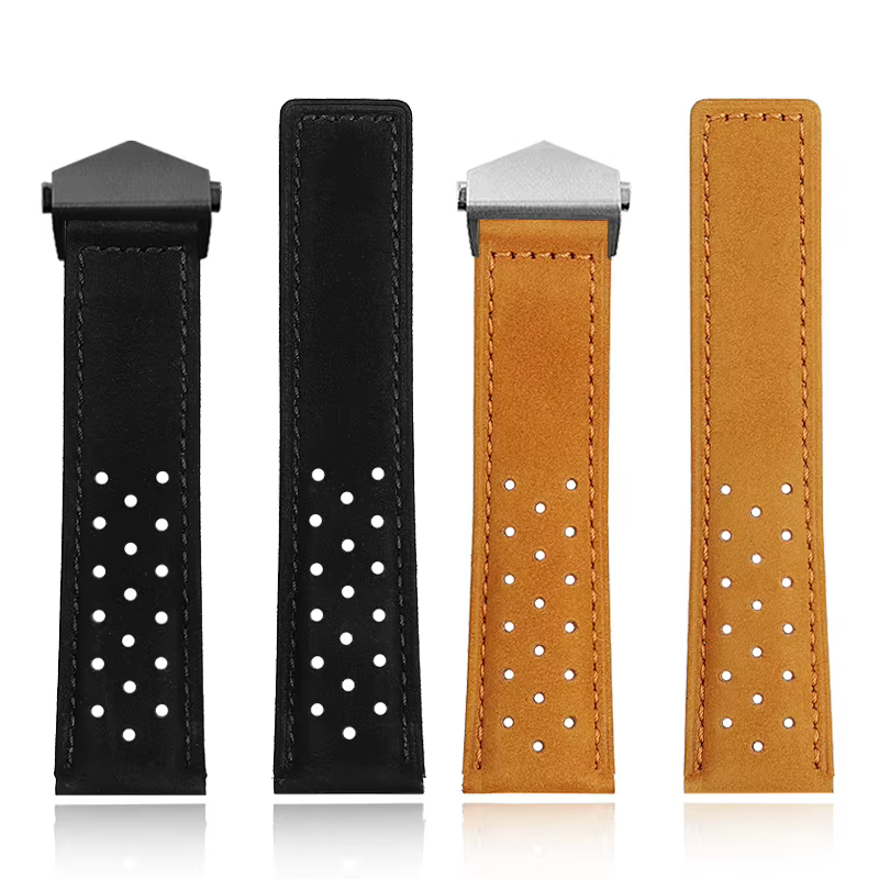 Bracelet de Montre en Cuir de Veau de Qualité Supérieure Délicat