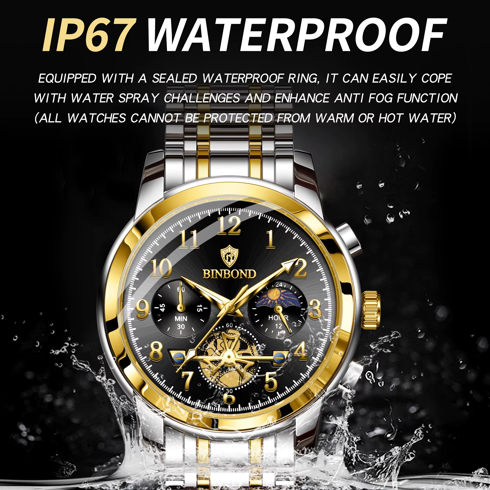 Montres pour hommes BINBOND