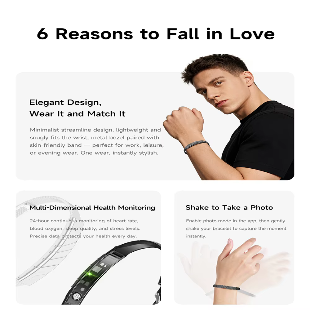 Nouveau Bracelet Connecté 2026 pour Femme avec Suivi de Santé 24h/24