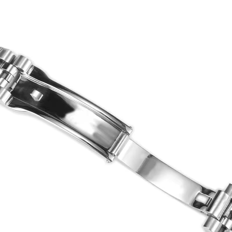 Bracelet de montre President à extrémités courbes 20 mm 21 mm pour Seiko NH35 Datejust