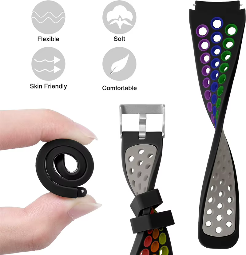Bracelet de sport en silicone pour homme et femme