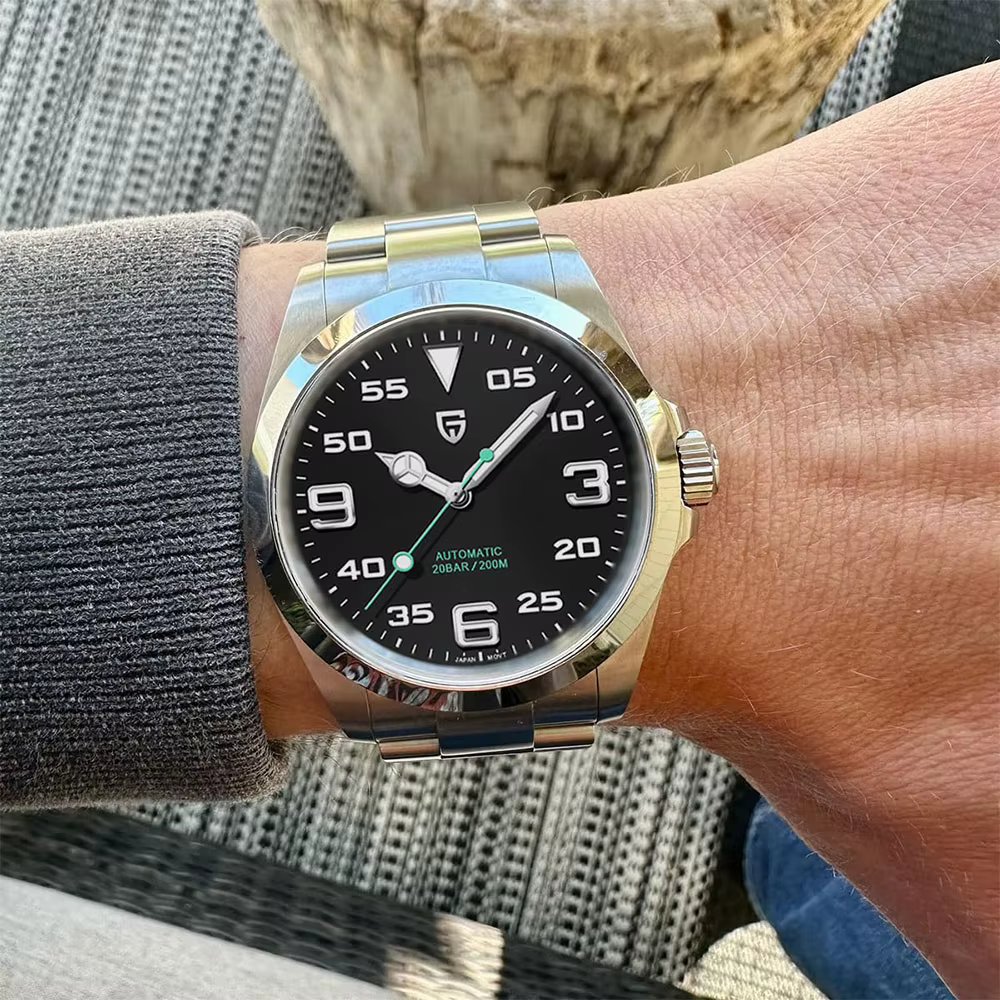 PAGANI DESIGN montre de marque supérieure pour hommes 20bar montres mécaniques étanches classique de luxe verre saphir