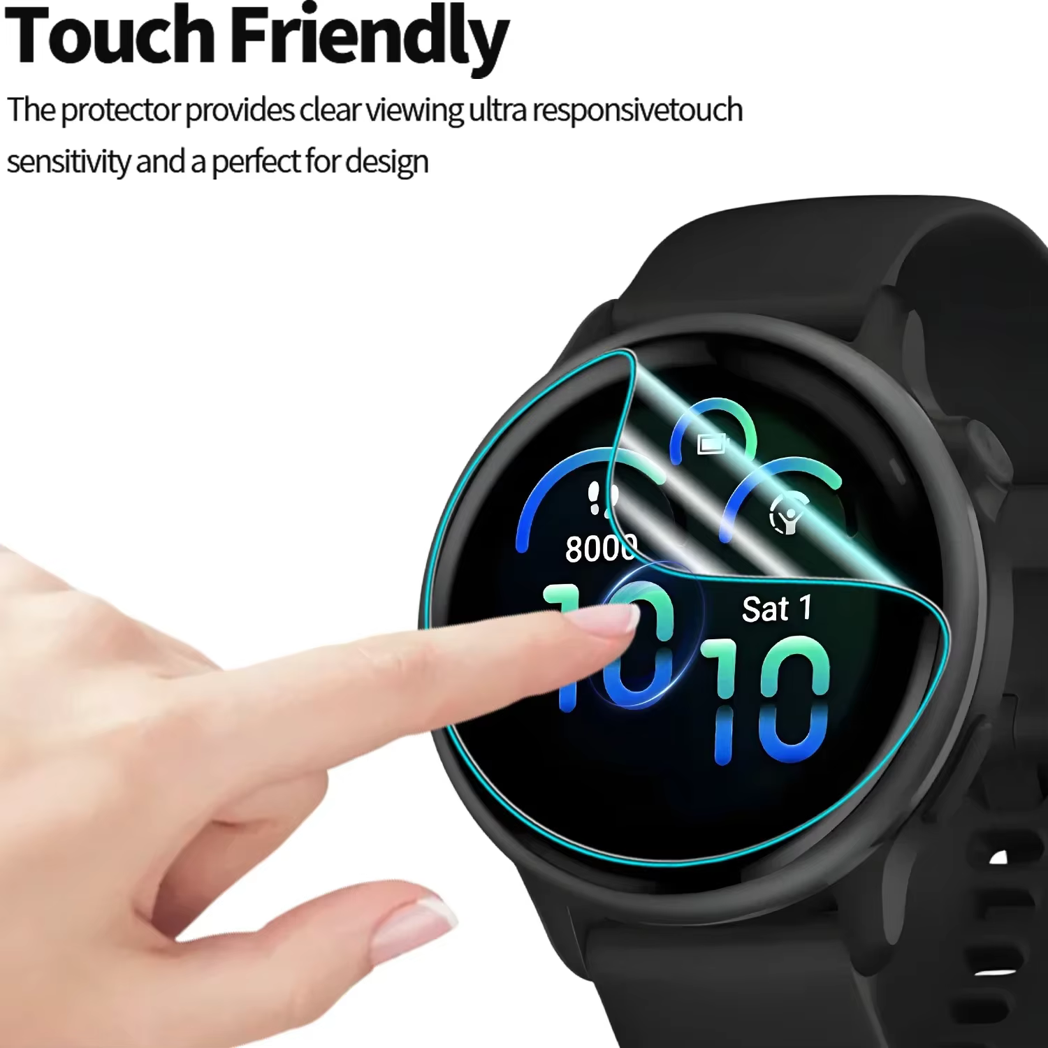 Protecteur d'écran, Film Hydrogel TPU pour montre intelligente Garmin Vivoactive 6 5 HD