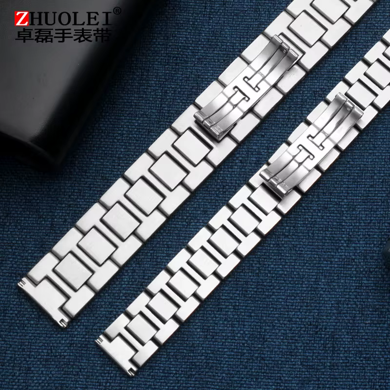 Bracelet de montre étanche en acier inoxydable pour homme