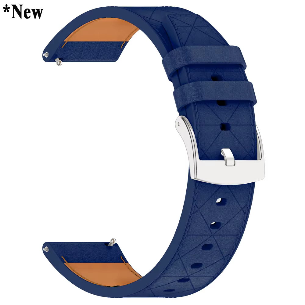 Bracelet de montre en cuir synthétique, 22mm, pour Garmin Venu 3 2, pour Garmin Vivoactive 4 Forerunner 265 255 965 745