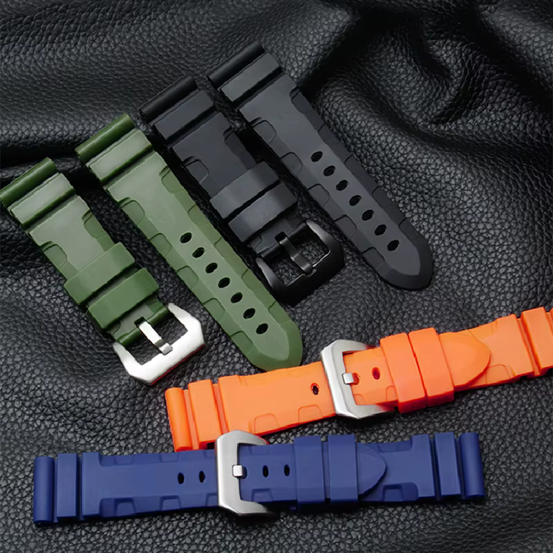 Bracelet de montre en caoutchouc de haute qualité