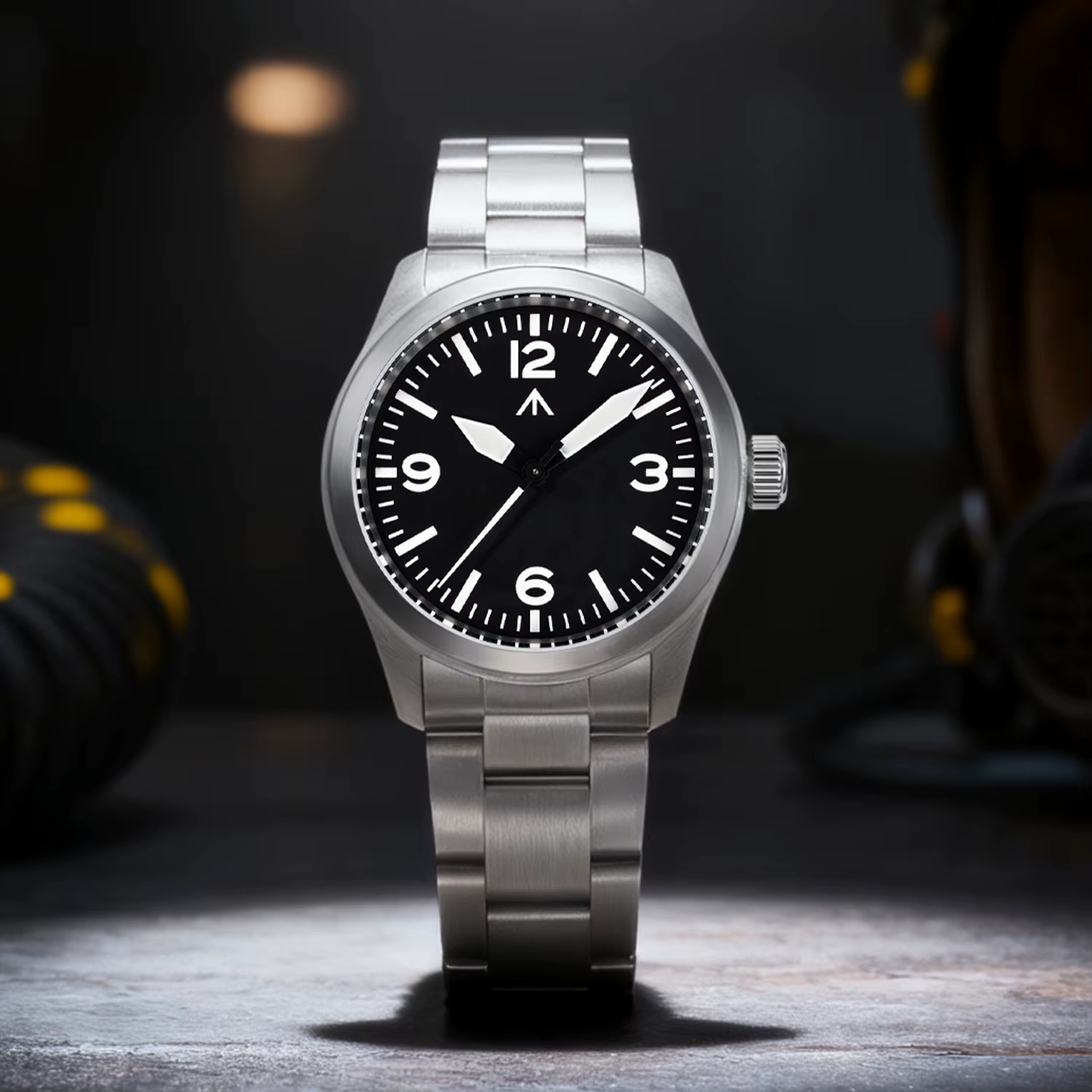 Militado ML08 V2 montre à Quartz Vintage militaire VH31 mouvement Double cristal saphir C3 BGW-9 lumineux étanche 38mm