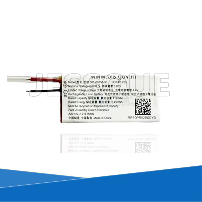 Batterie 3.85V 117mAh 361-00156-00 pour montre-bracelet Garmin Vivosmart 5 T5