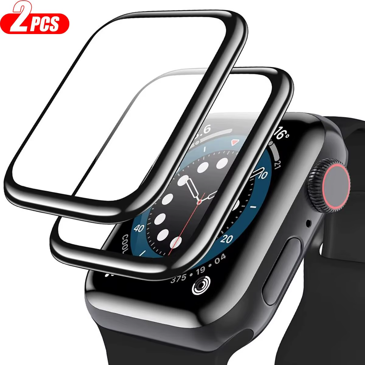 Protecteur d'écran pour Apple Watch série 9 8 7 6 SE 5 4 3