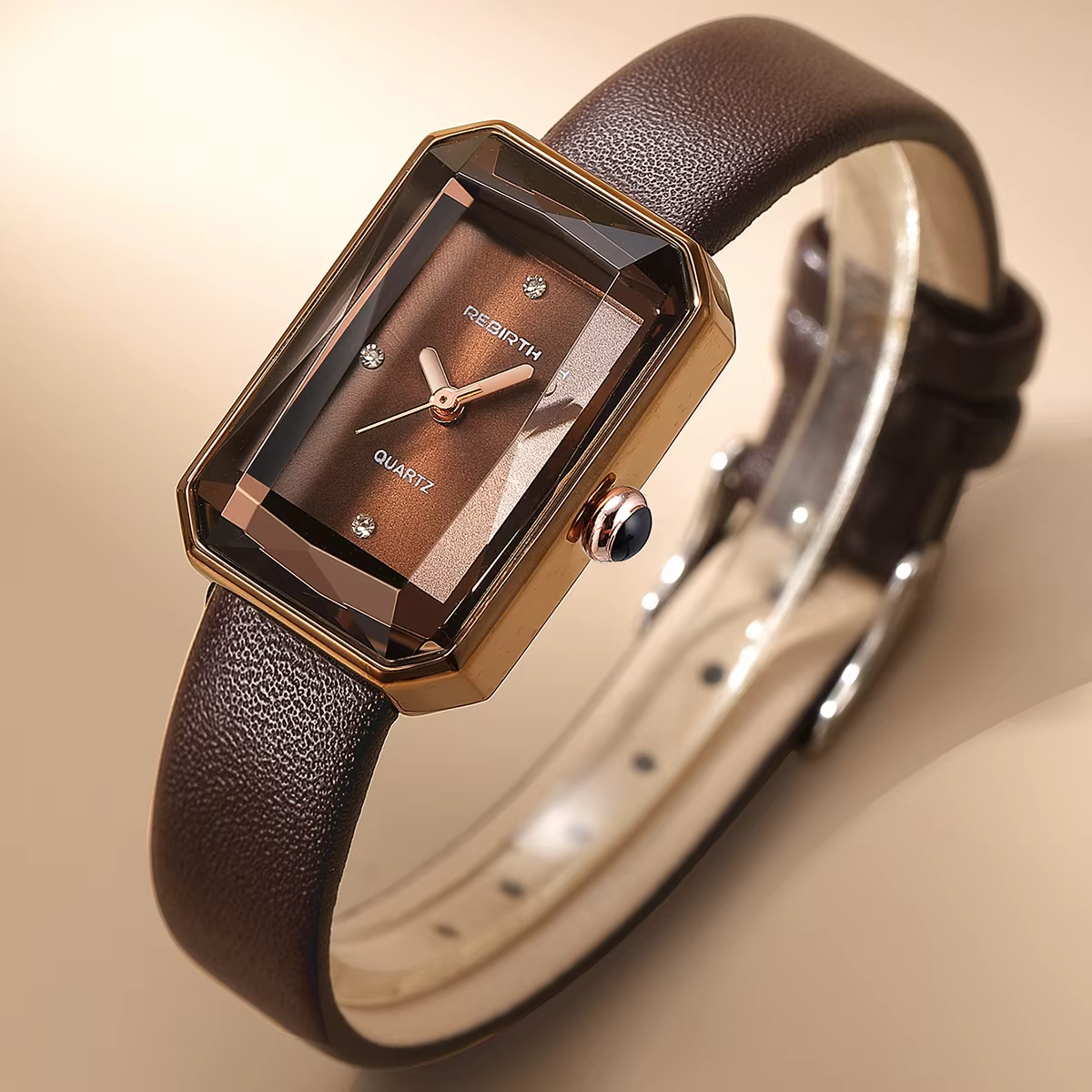 Montre à quartz rétro décontractée élégante et polyvalente
