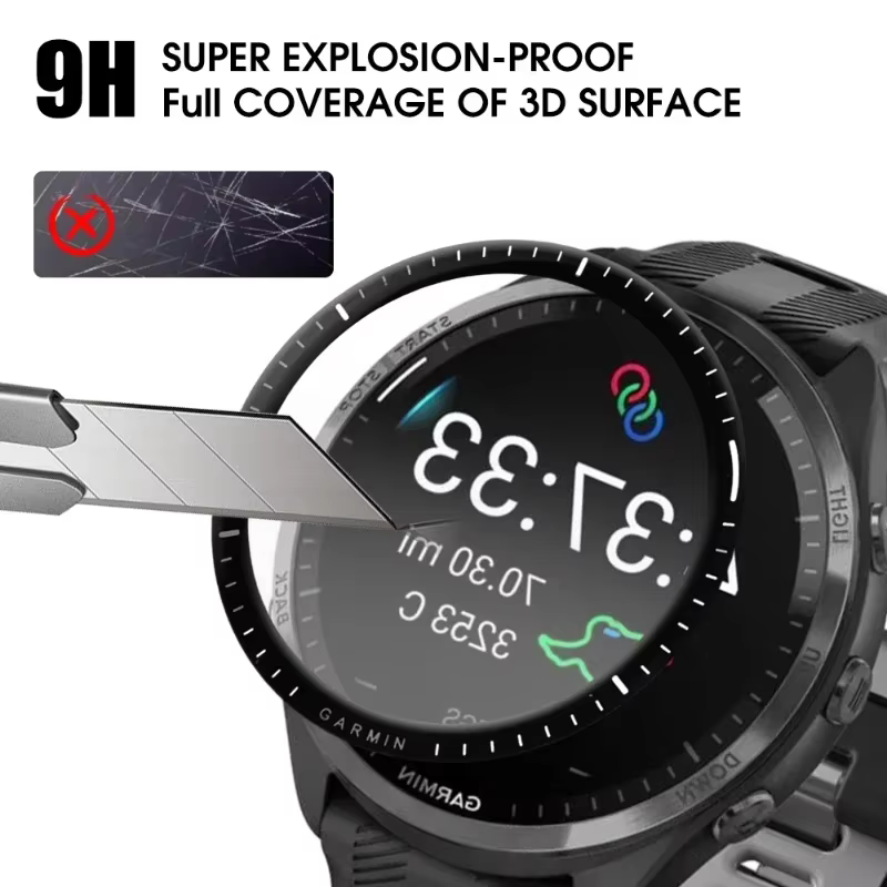 Protecteur d'écran en film incurvé 3D pour Garmin Forerunner 965